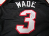 Dwyane Wade of the Miami Heat signed autographed basketball jersey PAAS COA 477