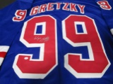 Wayne Gretzky of the New York Rangers signed autographed hockey jersey PAAS COA 282