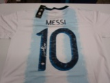 Leo Messi signed autographed soccer jersey PAAS COA 920