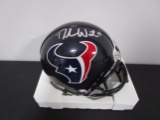 Deshaun Watson of the Houston Texans signed autographed mini football helmet PAAS COA 890