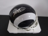 Todd Gurley of the LA Rams signed autographed mini football helmet PAAS COA 903