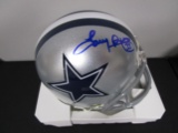 Tony Dorsett of the Dallas Cowboys signed autographed mini football helmet PAAS COA 977