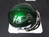 Sam Darnold of the New York Jets signed autographed mini football helmet PAAS COA 958
