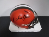 Nick Chubb of the Cleveland Browns signed autographed mini football helmet PAAS COA 121