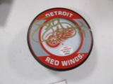 Steve Yzerman of the Detroit Redwings signed autographed logo hockey puck PAAS COA 852