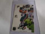 Dan Marino of the Miami Dolphins signed autographed 1999 Upper Deck SP Authentic football card