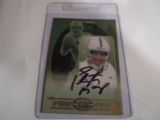 Peyton Manning of the Indianapolis Colts signed 2000 Donruss Preferred Pen Pals football card