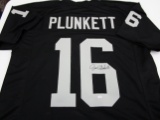 Jim Plunkett of the Oakland Raiders signed autographed football jersey PAAS COA 798