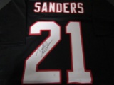 Deion Sanders of the Atlanta Falcons signed autographed football jersey PAAS COA 087