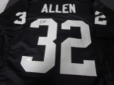 Marcus Allen of the Oakland Raiders signed autographed football jersey PAAS COA 206