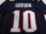 Josh Gordon of the New England Patriots signed autographed football jersey PAAS COA 312