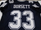 Tony Dorsett of the Dallas Cowboys signed autographed football jersey PAAS COA 533