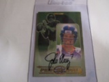 John Elway Denver Broncos signed 2000 Donruss Preferred QBC Pen Pals football card