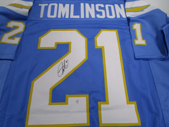 LaDainian Tomlinson of the San Diego Chargers signed autographed football jersey PAAS COA 463