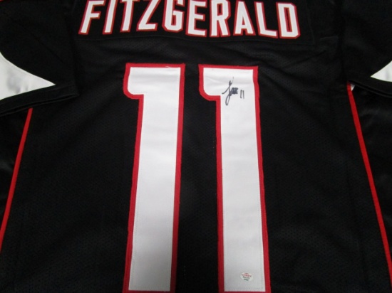 Larry Fitzgerald of the Arizona Cardinals signed autographed football jersey PAAS COA 507