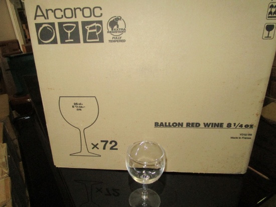 Arcoroc 8.25 oz Ballon Red Wine -YD12/B6 - made in France