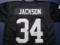 Bo Jackson of the Oakland Raiders signed autographed football jersey PAAS COA 463