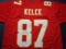 Travis Kelce of the Kansas City Chiefs signed autographed football jersey PAAS COA 452