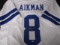 Troy Aikman of the Dallas Cowboys signed autographed football jersey PAAS COA 545