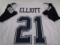 Ezekiel Elliott of the Dallas Cowboys signed autographed football jersey PAAS COA 419