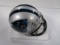 Christian McCaffrey of the Carolina Panthers signed autographed football mini helmet COA 735