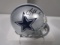 Troy Aikman of the Dallas Cowboys signed autographed football mini helmet COA 982