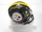 Terry Bradshaw Franco Harris of the Pittsburgh Steelers signed football mini helmet COA 935