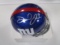 Daniel Jones of the New York Giants signed autographed football mini helmet COA 142