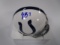 Jacoby Brissett of the Indianapolis Colts signed autographed football mini helmet COA 041