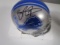 Barry Sanders of the Detroit Lions signed autographed football mini helmet COA 065