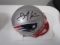 Julian Edelman of the New England Patriots signed autographed football mini helmet COA 158