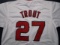 Mike Trout of the LA Angels signed autographed baseball jersey CA COA 198