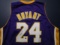 Kobe Bryant of the LA Lakers signed autographed basketball jersey CA COA 729