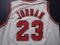 Michael Jordan of the Chicago Bulls signed autographed basketball jersey ATL COA 519