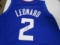 Kawhi Leonard of the LA Clippers signed autographed basketball jersey PAAS COA 463