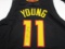 Trae Young of the Atlanta Hawks signed autographed basketball jersey PAAS COA 589