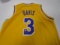 Anthony Davis of the LA Lakers signed autographed basketball jersey PAAS COA 019