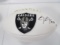 Josh Jacobs of the Oakland Raiders signed autographed logo football PAAS COA 652