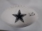 Dak Prescott of the Dallas Cowboys signed autographed logo football PAAS COA 701
