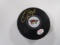 Oliver Larsson of the Phoenix Coyotes signed autographed hockey puck PAAS COA 976