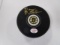 David Pastrnak of the Boston Bruins signed autographed hockey puck PAAS COA 765