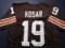 Bernie Kosar of the Cleveland Browns signed autographed football jersey GA COA 422