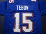 Tim Tebow of the Florida Gators signed autographed football jersey PAAS COA 631