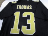 Michael Thomas of the New Orleans Saints signed autographed football jersey PAAS COA 269
