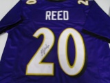 Ed Reed of the Baltimore Ravens signed autographed football jersey PAAS COA 400