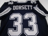 Tony Dorsett of the Dallas Cowboys signed autographed football jersey PAAS COA 534