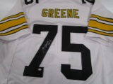 Mean Joe Green of the Pittsburgh Steelers signed autographed football jersey PAAS COA 187