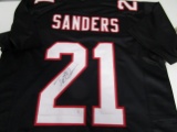 Deion Sanders of the Atlanta Falcons signed autographed football jersey PAAS COA 089