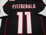 Larry Fitzgerald of the Arizona Cardinals signed autographed football jersey PAAS COA 509
