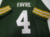 Bret Favre of the Green Bay Packers signed autographed football jersey PAAS COA 121